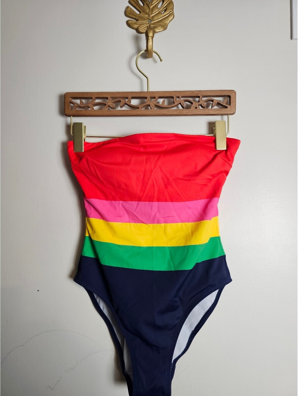 Boden Swimsuit One-Piece Mulitcolor Womens 2 Paros Bandeau